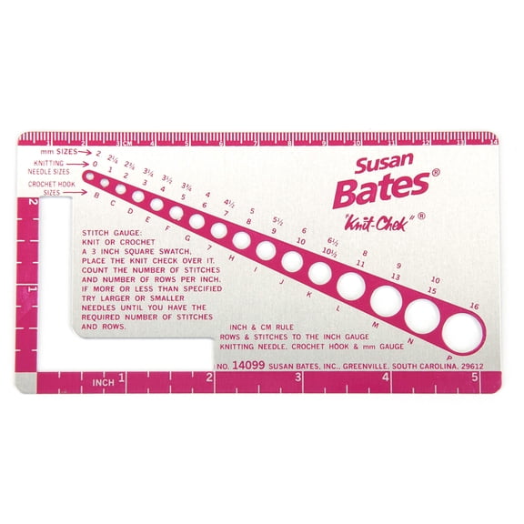 Bates Knit Chek Gauge