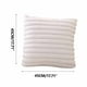 thumbnail image 2 of Funda de Almohada Lumbar de 45 X 45 Cm, Color Blanco Crema, de Doble Cara, Lujosa y Suave, Ideal para Sofá Cama o Sala de Estar., 2 of 3