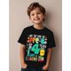thumbnail image 1 of Kindergarten First Day Celebration T-Shirt - 4-Year-Old Boys and Girls' Humorous Cartoon Design, Soft Breathable Fabric, Regular Fit Short Sleeve Casual Top for Outdoor Activities and Back to School, 1 of 6