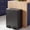 Glossy Black, variant on Bigleap Dual Compartment Trash Can, 60L/16Gal Stainless Steel Kitchen Garbage Bin with Soft-Close Foot Pedal, Smudge-Proof Rectangular Recycling Can for Home Office,Silver