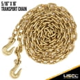 thumbnail image 3 of US Cargo Control Chain and Ratchet Binder Set- 5/16 Inch x 16 Foot Grade 70 Chain, Easily Secure Heavy Loads To A Truck Or Flatbed Trailer, 4,700 Pound Working Load Limit, 3 of 5