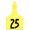 Yellow, variant on Cow Numbered A-Tags pkg of 25 Color: Yellow Number: 26-50