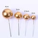 thumbnail image 2 of Balloon Cake Toppers Mini Round Gold Ball Cupcake Toppers Cake Decorations for Birthday Wedding Anniversary Valentines Party Cake Decoration Supplies, 2 of 4