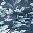 thumbnail image 3 of Brewster Home Fashions Meridian Parade Blue Tropical Leaves Wallpaper, 3 of 7