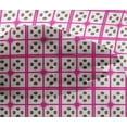 thumbnail image 4 of oneOone Viscose Chiffon Fabric Check Ikat Print Fabric BTY 42 Inch Wide, 4 of 4