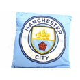 thumbnail image 1 of Manchester City FC Oficial - Cojín con escudo (Azul Claro/Blanco), 1 of 2