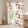 thumbnail image 3 of Feelyou Funny Ghost Curtains (2, 52x84), Kids Rustic Groovy Halloween, 3 of 6