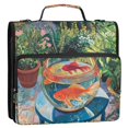 thumbnail image 5 of FORMRS Zipper Binder with Shoulder Strap 2-inch Ring 500 Sheet Capacity File Bag, Art Goldfish Bowl, 5 of 5