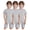 Grey, variant on iiniim 3Pcs Girls Boys Special Needs Adaptive Clothing Anti-Strip Romper Short Sleeve Zip Back Jumpsuit Dark Blue 4
