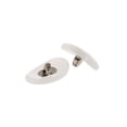 thumbnail image 4 of 1 Par Rosca En Los Cojines De De Jade Lente Vidrios De Gafas de terre Blancas Blanco Salvador Jade jade almohadillas de nariz, 4 of 5