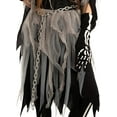 thumbnail image 5 of Joyfy Grim Reaper Costume for Kids, Glow in the Dark Grim Reaper Costumes with Gloves and Tights Scary Halloween Costume for Girls & Toddlers Age Up to 14 Years, 5 of 7