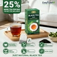 thumbnail image 3 of LeafLea 80 Black Tea Bags, Premium Black Tea Leaves, Rich Bright and Firmly Astringent, Promotes Digestive Comfort, Caffeinated, Sugar-Free, 3 of 16