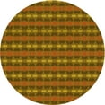 thumbnail image 1 of Ahgly Company Machine Washable Indoor Round Transitional Tomato Red Area Rugs, 3' Round, 1 of 7