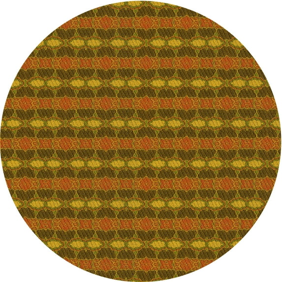 Ahgly Company Machine Washable Indoor Square Transitional Tomato Red Area Rugs, 3' Square