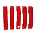 thumbnail image 1 of Cubierta de manija de puerta exterior trim delantera izquierda, delantera derecha, trasera izquierda, trasera derecha y manija de puerta del maletero para Ford Bronco 2021-2025, rojo, ABS, 1 juego, 1 of 7