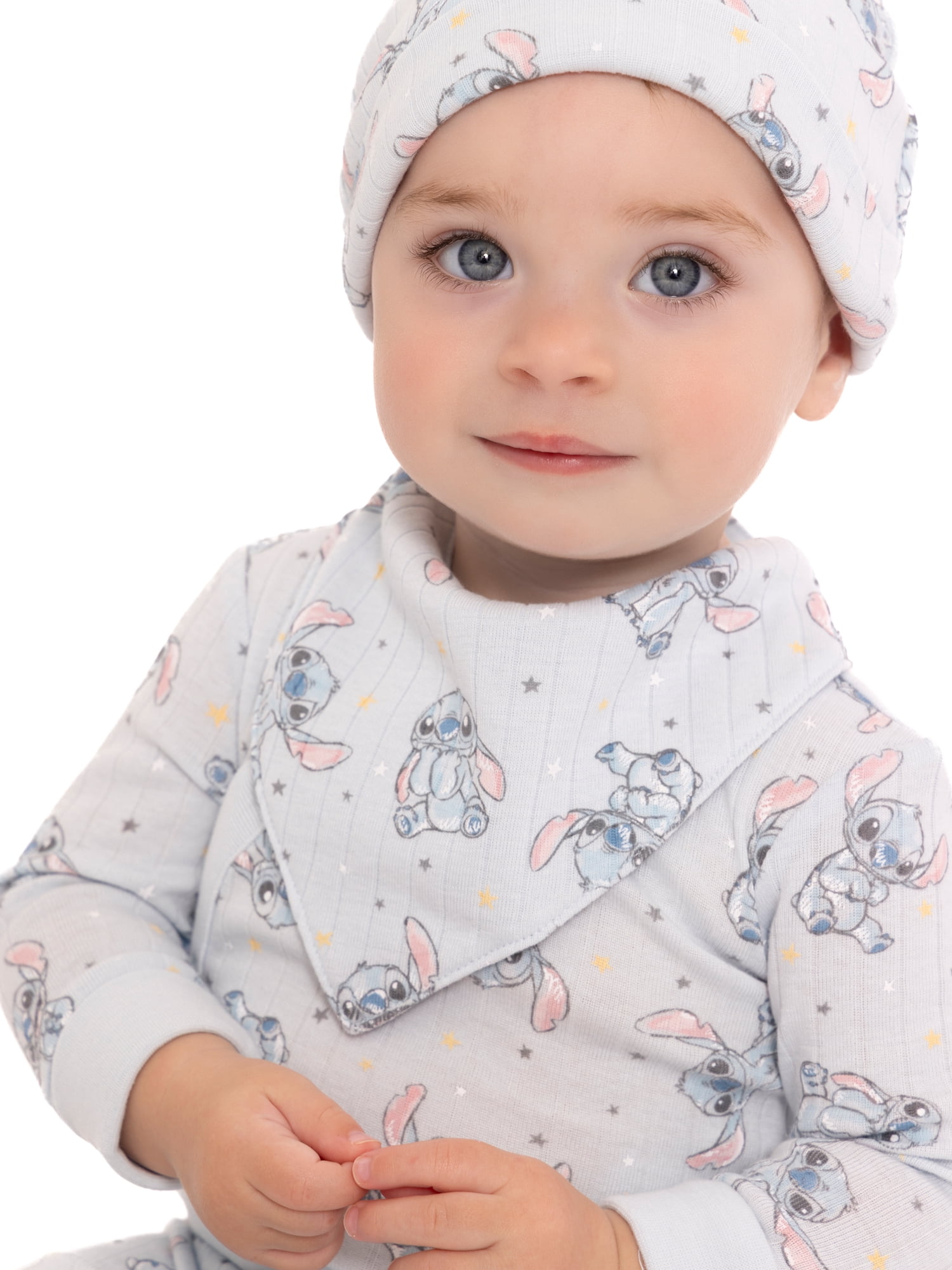 Disney Baby Wishes and Dreams Character Baby Allover Print Take Me Home Set, 4-Piece, Sizes Preemie-6/9 Months