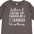 thumbnail image 4 of Inktastic Banker Like Mommy Future Job Boys or Girls Long Sleeve Toddler T-Shirt, 4 of 5