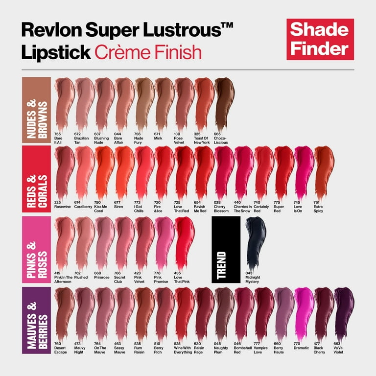 Revlon Super Lustrous Moisturizing Cream Lipstick with Vitamin E