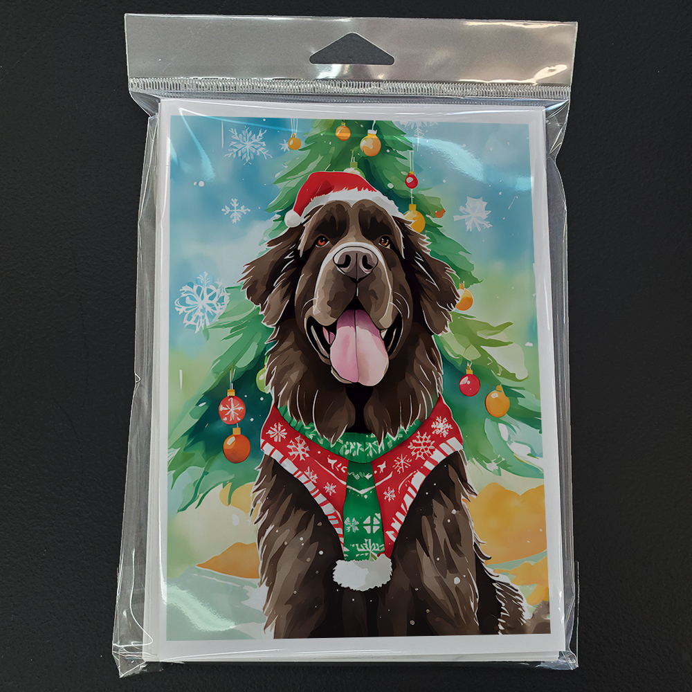 Newfoundland Christmas Greeting Cards Pack of 8 7 in x 5 in