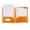 Orange, variant on Two Pocket Folder,9.5" x 11.8" A4/Letter Size Plastic Folders with Pockets and Fasteners,Durable Poly 2-Pocket Folders for Paper Storage,Heavy Duty Pocket Folders for Office Supplies(Green)