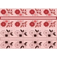 thumbnail image 1 of Ahgly Company Machine Washable Indoor Rectangle Transitional Red Area Rugs, 5' x 7', 1 of 7