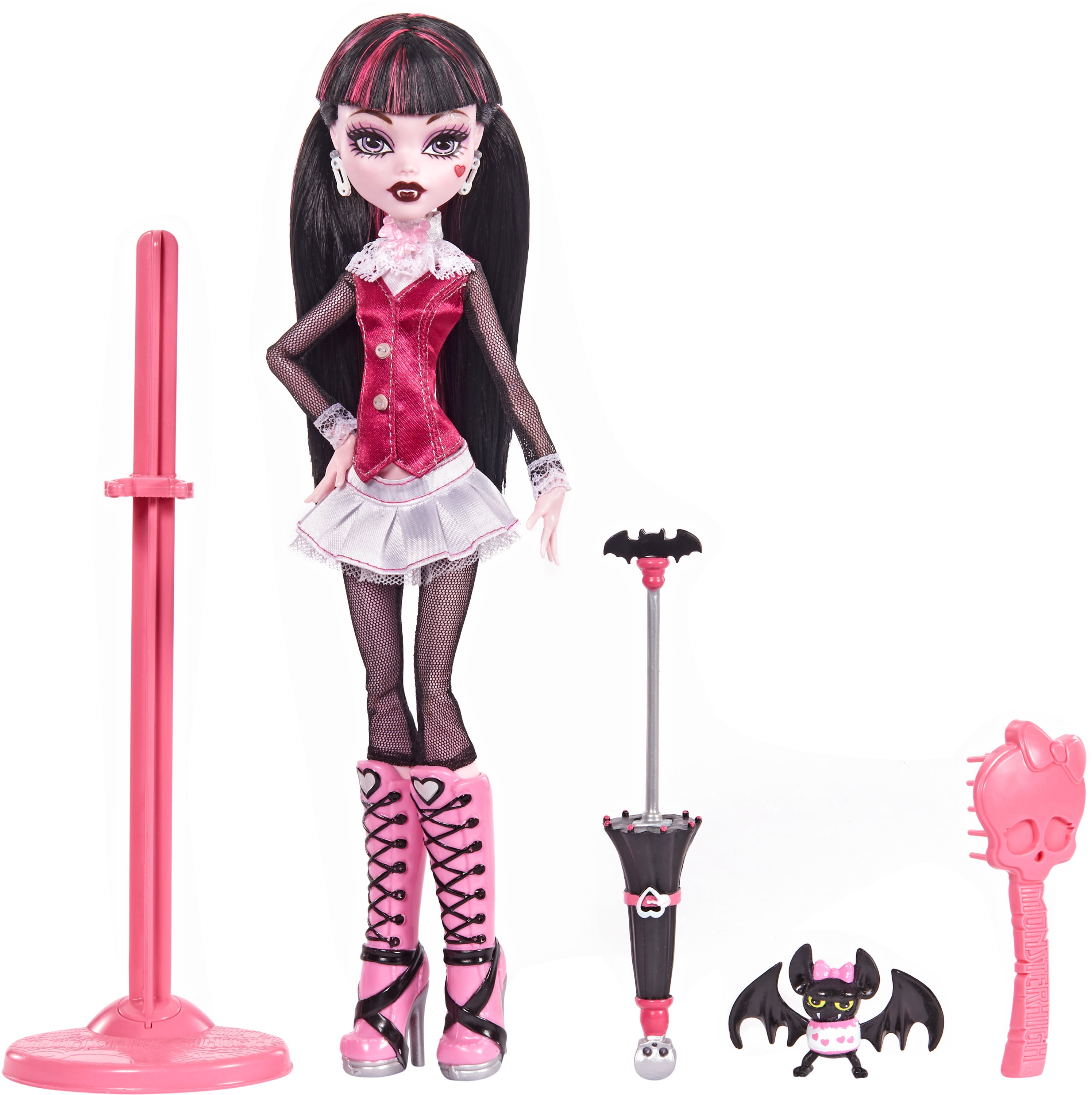 Monster High Draculaura Reproduction Doll With Doll Stand & Accessories,  New 2022