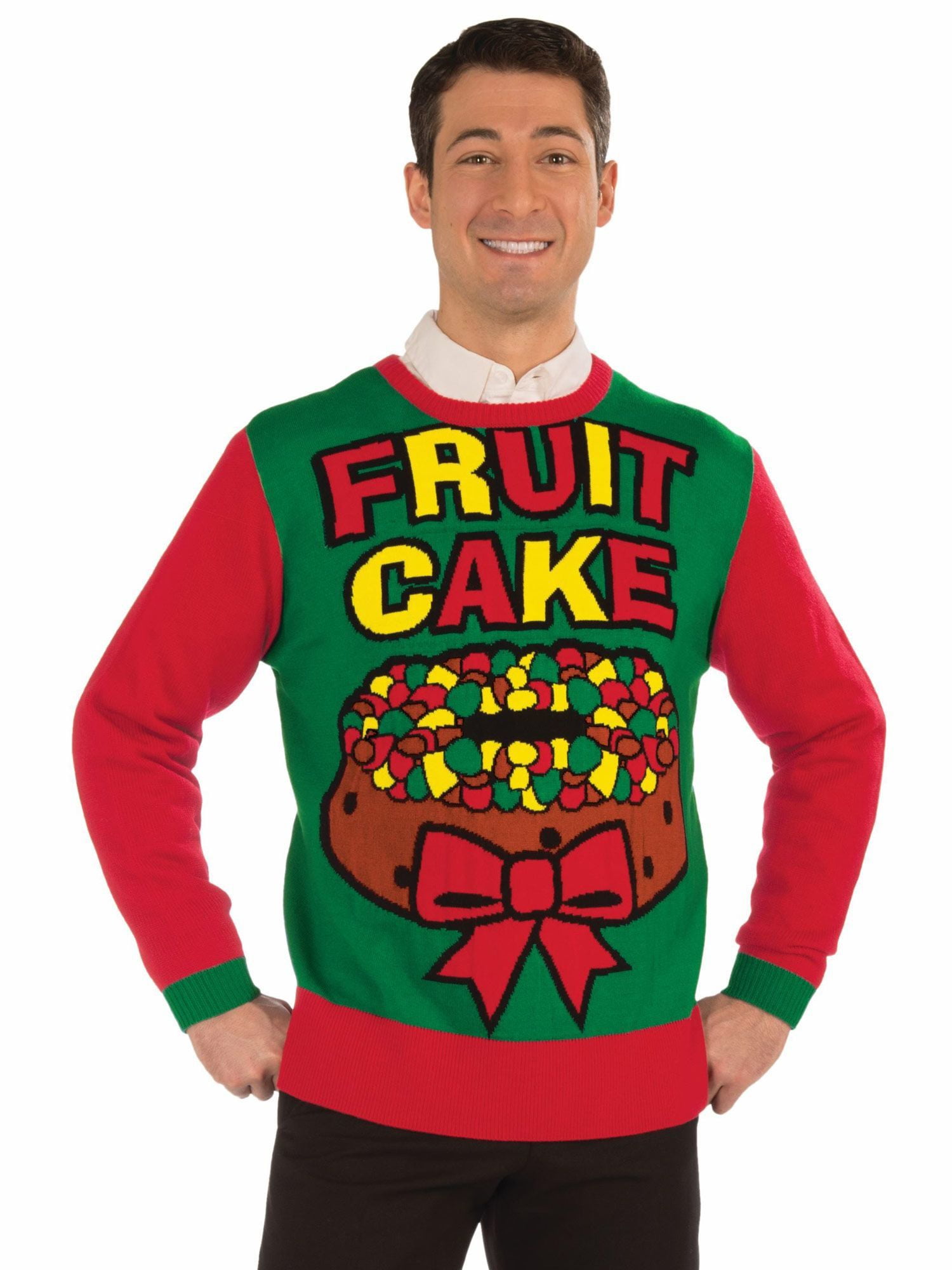 Fruit Cake Christmas Sweater - Walmart.com