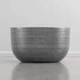 thumbnail image 6 of Simpli Home Johnsen 30 inch Wide Metal Drum Coffee Table, Distressed Nickel, 6 of 8