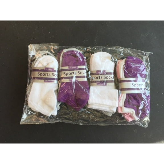 buy 6 pair, get 6 free unisex kids socks.