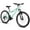 Green, variant on POVANLI 26 inch Mountain Bike Adults ages 14+ years aluminum frame shock absorbing front fork bike 21-speed Dual V-Brakes, mountain Bicycles,85% assembled comfort adjustable seat,Gift(Black+Orange)