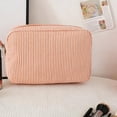 thumbnail image 5 of Partheme Cute Makeup Bag,Zipper Make up Pouch for Purse,Toiletry Skincare Cosmetic Brush Case for Women Man,Personal Items Storage Organizer,Travel Size Essentials Accessories, Orange, 5 of 6