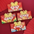 thumbnail image 1 of kurtrusly Personalized and Creative New Year Universal Joyful Cartoon Red Bag, 1 of 1