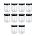 thumbnail image 2 of Tarro para mascotas con tapa redonda apilable, reutilizable, ligero, transparente, latas de cocina para 10 unidades de 500 ml., 2 of 8