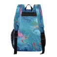 thumbnail image 3 of PVC Transparent Backpacks Clear Backpack for Travel and Outings Blue Vortex, 3 of 7