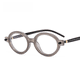 thumbnail image 5 of Gafas de sol con montura ovalada punk europea y americana, gafas lisas con personalidad retro a la moda, gafas de protección solar para PC, 5 of 5