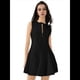 thumbnail image 2 of Vestido Mini Sin Mangas de Corte A para Mujer, de Verano, con Lazo, para Fiesta en Club, con Cremallera Corta Negro L, 2 of 7