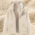 thumbnail image 4 of Cilsoka Women's Winter Warm Fleece Jackets Thick Sherpa Lined Zip up Hoodies Heavyweight Sweatshirt Coat Long Sleeve Outerwear Hoodies 2025 Winter Warm Clothings, 4 of 6