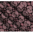 thumbnail image 3 of Soimoi Black Cotton Poplin Fabric Maroon Paisley Print Sewing Fabric Yard 56 Inch Wide, 3 of 7