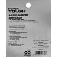 thumbnail image 5 of (4 pack) Hyper Tough Magnetic Door Catch, Brown, 4 counts per pack, mounting hardware included, 5 of 9