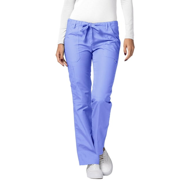 Adar Universal Scrubs For Women - Drawstring Straight Leg Scrub Pants