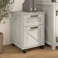 thumbnail image 2 of Bush Furniture Knoxville 2 Drawer Mobile File Cabinet in Cottage White, 2 of 7