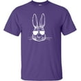 thumbnail image 2 of Go All Out Bunny Face With Sunglasses T-Shirt Mens/Women/Youth, 2 of 5