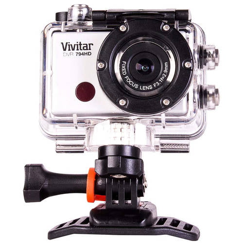 Vivitar DVR794HD 1080p HD Wi-Fi Waterproof Action Video Camera Camcorder Black 