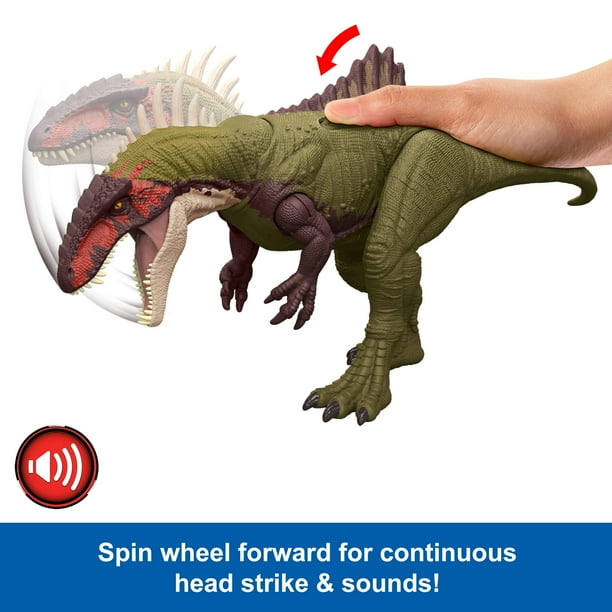 Jurassic World Chaos Theory Battle Roarin' Becklespinax Dinosaur
