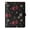 Leopard Star Cherry, variant on DIY Leopard Cherry Printed Microfiber Leather Notebook 9.2x6.7" Refillable Binder Journal with Pen Loop&Pockets 100 Sheets