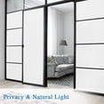 Window Film Privacy Frosted Glass Static Cling UV Sun Blocking Heat