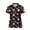 Baseball Star Design, variant on FUIALDOLG Breathable Polo Shirts for Tennis Golf Outdoor, Polyester Soft Collared Tennis Shirts, Pink Bow Polka Dot