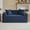 Blue, variant on Boneless Loveseat, 2-Person Compact Sofa, No Assembly Required, White