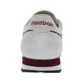 thumbnail image 3 of Reebok Classic Leather Unisex Shoes Size 8.5, Color: Modern Beige/Alabaster/Classic Burgundy, 3 of 4