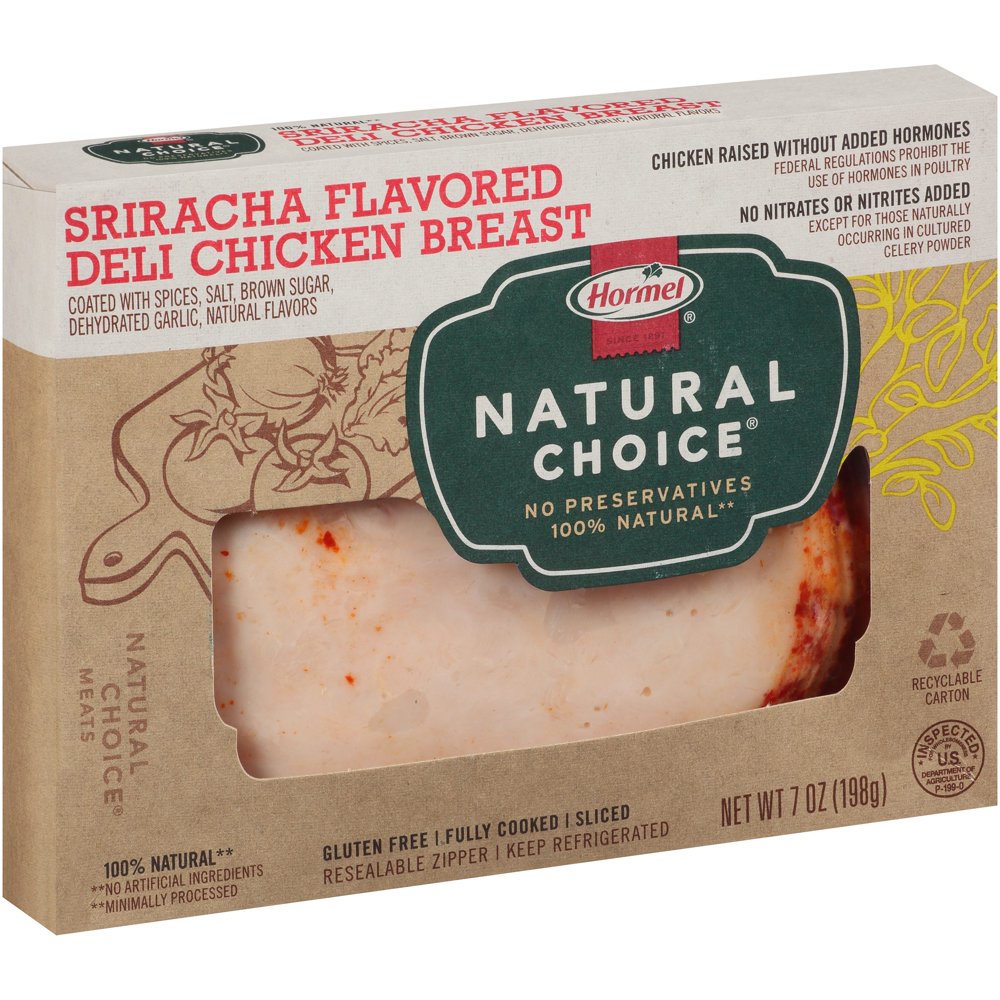 Hormel Natural Choice Sriracha Flavored Deli Chicken Breast, 7 Oz